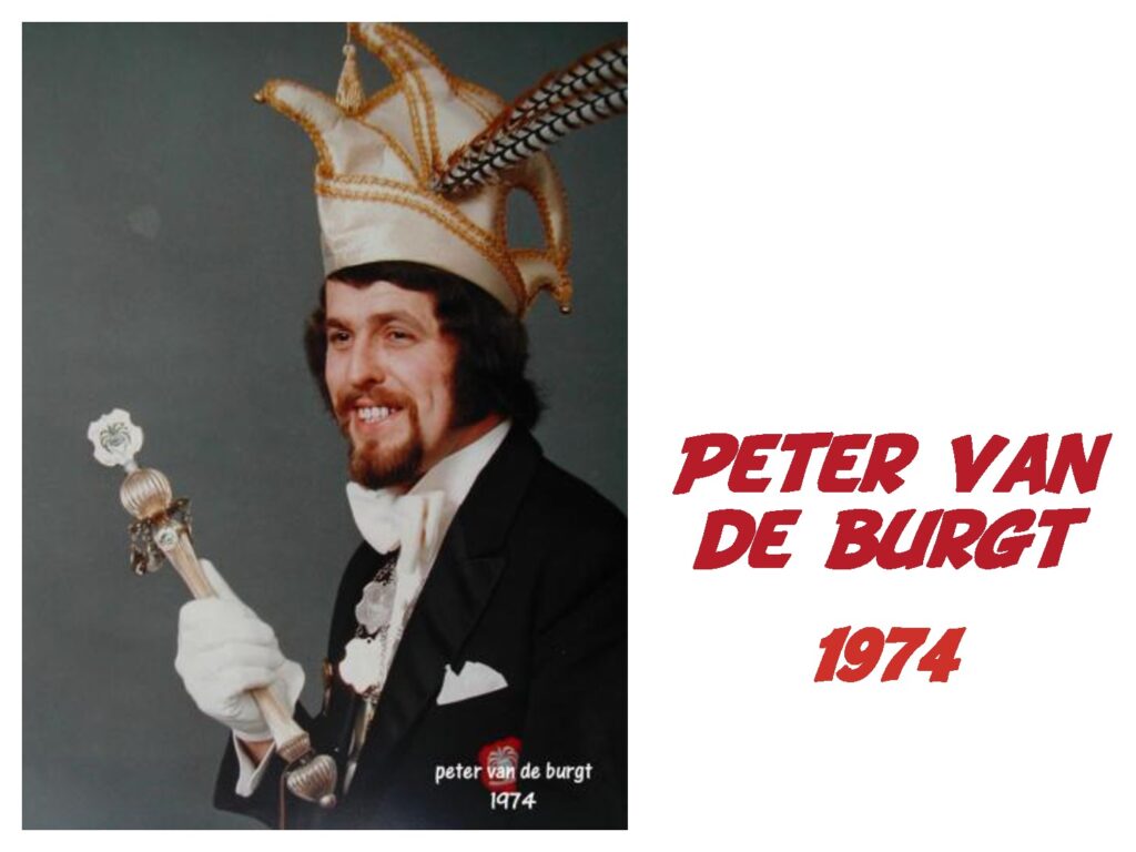 Peter van de Burgt: 1974