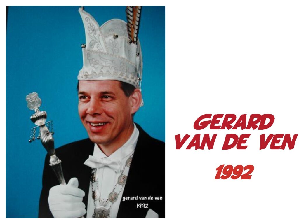 Gerard van de Ven: 1992