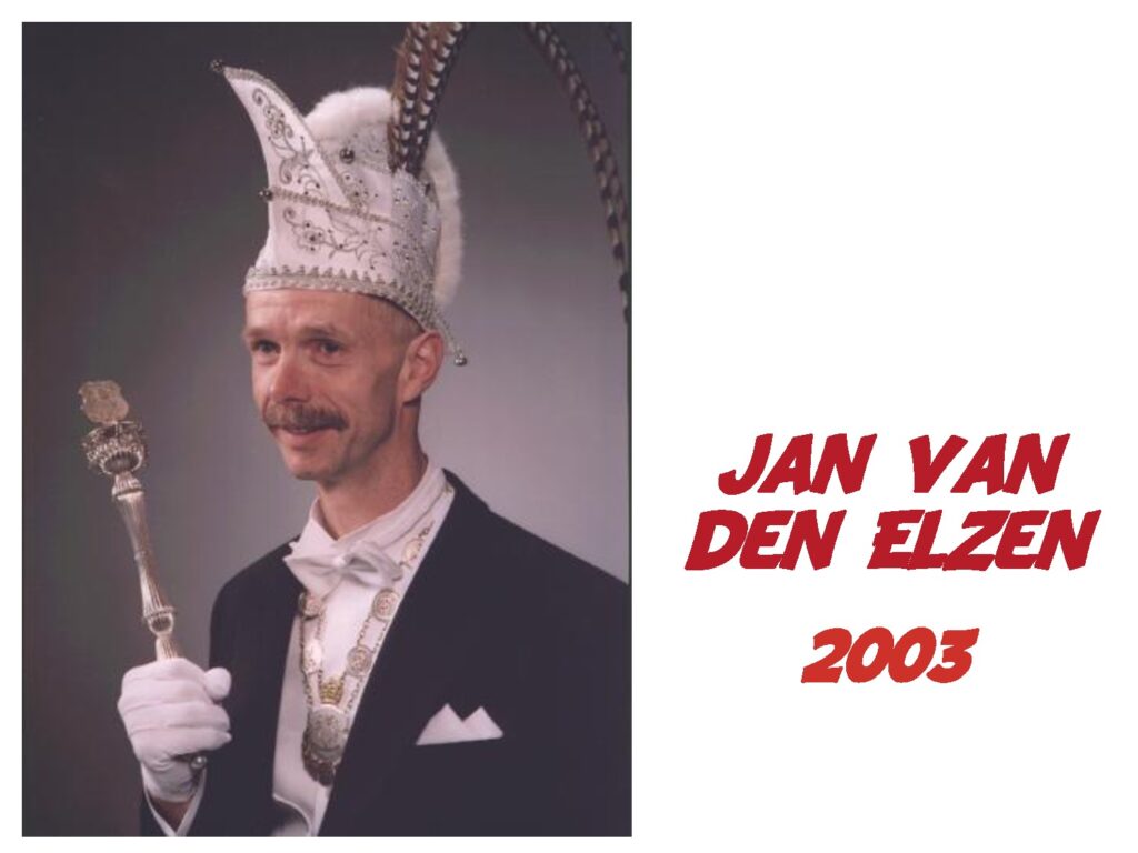 Jan van den Elzen: 2003