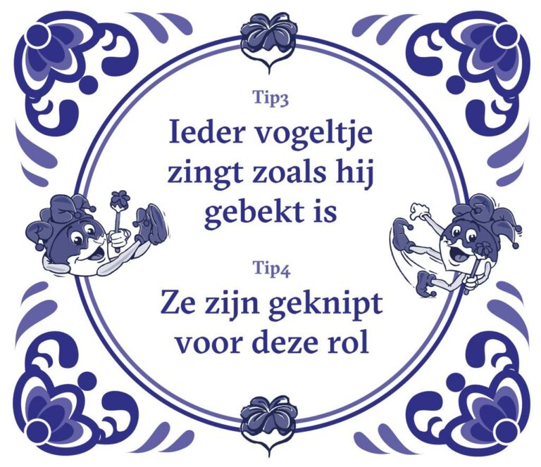 Zijn deze tips nog wel nodig???