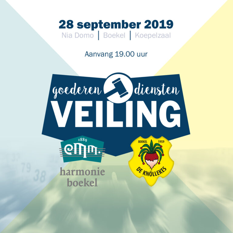 28 September 2019: Goederen en Dienstenveiling