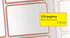 Advertentie carnavalskrant 1/8e pagina